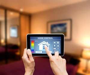 smart home controls on smart phone